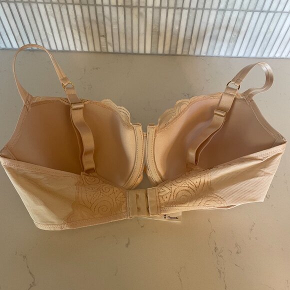 Chantelle Pyramide Smooth Demi Bra in Nude, Size 36DDD‎ /36F , C14620 - Picture 2 of 4